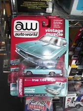 Auto world 1/64 1966 chevrolet chevelle ss396 turquoise NIB