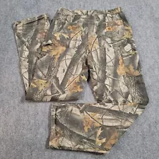 New ListingVtg Carhartt Realtree Hardwood Camo Carpenter Pants Mens Size 32x34 USA Union