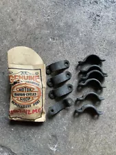 Harley Davidson 1942-1952 45" Flathead Blackout Headlight Bracket Clamps