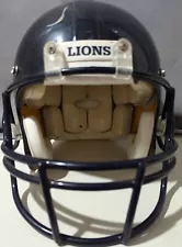 Texas A&M-Commerce Lions Riddell Black Football Helmet & Face Mask-College NCAA