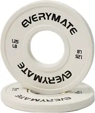 EVERYMATE Change Weight Plates 1.25LB 2.5LB 5LB Set Fractional Plate Olympic for