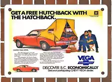 METAL SIGN - 1973 Chevy Vega Hatchback Hutchback - 10x14 Inches