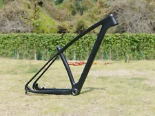 2024 Carbon 29ER Mountain Bike UD Matt BSA MTB Frame 17" 135mm / 142mm *12mm