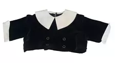 Wednesday Addams Inspired blouse top use for Addams Costume Theme Party vtg