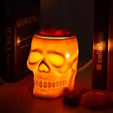 Skull Wax Melt Warmer, Ceramic Electric Fragrance Wax Warmer for Scented Wax Oil