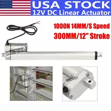 14mm/s 12" Waterproof Linear Actuator 220lbs DC Motor for Auto Medical Furniture