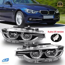 2015-2019 For BMW 3 Series F30 F31 Left & Right LED Headlight No AFS 320i 328i (For: More than one vehicle)