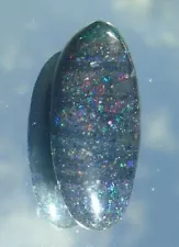 fine Australian black opal gem 4 carats