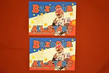 x2 2004 Bazooka All-Stars Pro-Bowl Jerseys Will Shields HOF