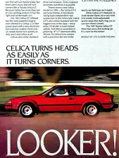 1983 Toyota Celica GT LOOKER! Vintage Original Print Ad-8.5 x 11"