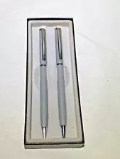 Vintage Quill Ball Point Pen & Pencil Set, Logo BTG *BNT1039*