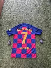 Nike FC Barcelona Men's Home Jersey 19/20 Legend Griezmann #7 - Blue/Red