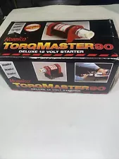 Hobbico TorqMaster 90 Deluxe 12V Gas Nitro Engine Starter RC Plane NOS