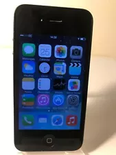 Apple iPhone 4 - 32GB - Black (Unlocked) Smartphone Mobile Fully Working