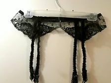 Black Garter Belt - Gently Worn - JC Penney's