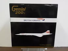 C0430 GeminiJets Concorde "British Airway (G2BAW599)" 1:200 Diecast Plane (100%)