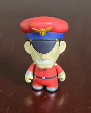 Kidrobot Street Fighter M. Bison 3" Mini Vinyl Figure w/ Hat Series 1