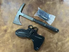 RMJ Tactical Kestrel Feather Tomahawk w/ Sheath