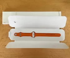 Hermès 42 mm Orange Silicone Sports Band, Authentic, New.