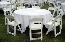 8pack White Foldable Dining Chair, Event Wedding Chairs for Parties Church