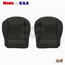 1999 2000 2001 2002 2003 2004 VW Jetta Driver-Passenger Bottom Leather Cover Blk