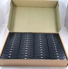 Lot of 100 Black Blank 60 Minute Master Audio Cassette Tapes Kingdom Old Stock