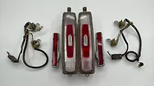 1990 1991 1992 CADILLAC BROUGHAM TAILLIGHT Lens Assembly Pair Bulb Harness OEM