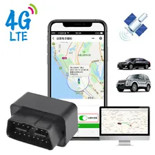 12V-24V Car Tracker GPS No Monthly Fee 4G LTE OBD Real Time GPS Tracking Device