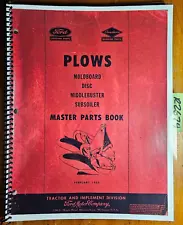 Ford Dearborn 10-1 to 10-247 Moldboard Disc Middlebuster Subsoiler Plow Manual