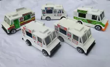 Hot Wheels Ice Cream Truck/Food Truck Lot Of 5 All different Versions