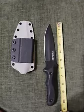 Schrade fixed blade knife SCHF39 with horizontal carry kydex sheath. SHARP!!