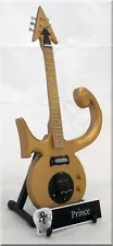 PRINCE Miniature Guitar Gold Replica w/ Guitar Pick