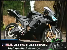 FD ABS Fairing Kit Fit for Kawasaki 2005 2006 ZX6R 636 Black Injection f002 (For: 2005 Kawasaki)