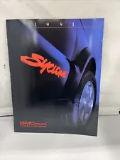 Original 1991 GMC Syclone 4 Page Foldout Sales Brochure