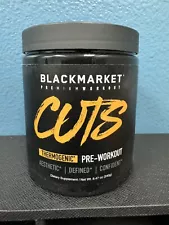 BlackMarket Labs Adrenolyn Cuts blue razz Pre-Workout Supplements Powder - 240g