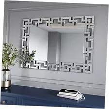 Decorative Wall Mirror - Grecian Venetian Design Large Rectangle 27.5×39.5inch