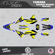 Graphics Kit for YAMAHA WR250X WR250R WR250 (2008-2021) EVADER-Yellow