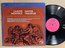 CLAUDE MONTEUX / WALTER TRAMPLER Sonatas For Flute, Viola, Viola D'Amore