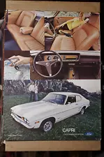 Vintage 1972 Mercury Capri Sport Coupe with Interior Features Advertisement