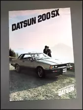 1981 Datsun 200SX 200 SX Nissan Canada Vintage Car Sales Brochure Catalog