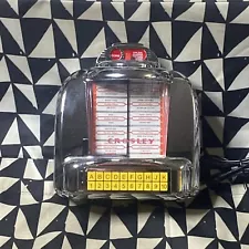 CROSLEY CR1120A-SI DINER JUKEBOX TABLETOP BLUETOOTH FM RADIO SILVER