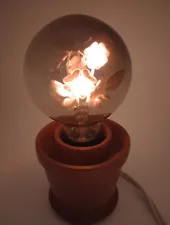 VINTAGE / Antique AEROLUX Flower BOUQUET LIGHT BULB Lamp Vintage Pot Lamp Read