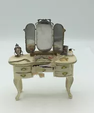 Dolls House Dressing Table, With Accessories