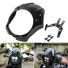 Front Headlight Fairing Cowl Covers For Honda Rebel CMX 300 500 2017-2023 Black (For: 2017 Honda Rebel 300)