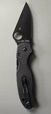 Spyderco Para 3 L.W. Black Blade