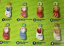 MCDONALD'S 2024 CROCS KEYCHAIN TOYS COMPLETE SET OF 8 TOYS. USA Sealed