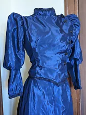 Beautiful Blue Victorian Dress Costume