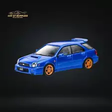 Furuya Subaru Impreza WRX STI 7th Gen GG Wagon Blue Gold Wheels 1:64