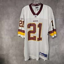 Vintage Reebok NFL Washington Redskins Sean Taylor 21 Home White Jersey Men XL