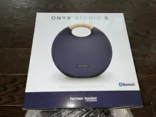 New ListingNew Sealed Harman Kardon Onyx Studio 6 Portable Bluetooth Speaker - Blue